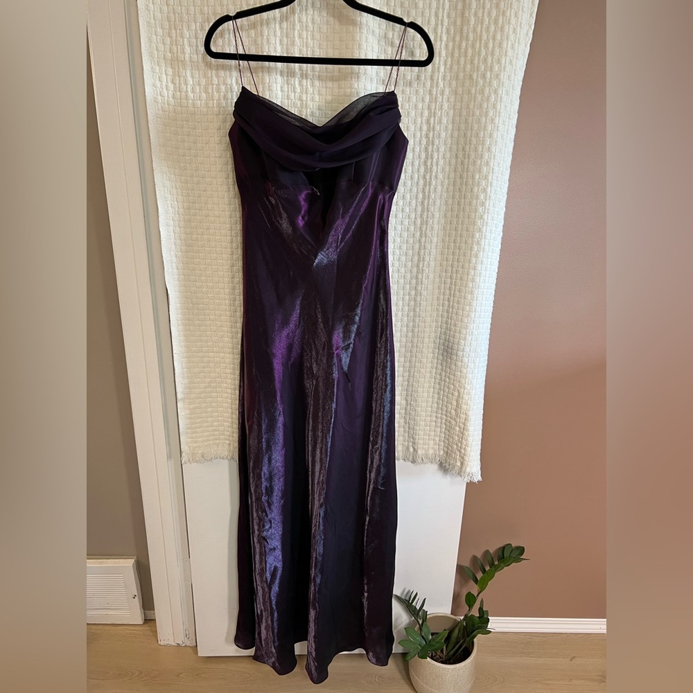 Dave & Johnny Purple Dress